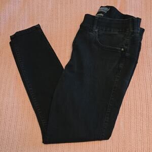 Torrid Bombshell Skinny Black Jeans Women's 18R Stretch Cotton Blend Button Zip